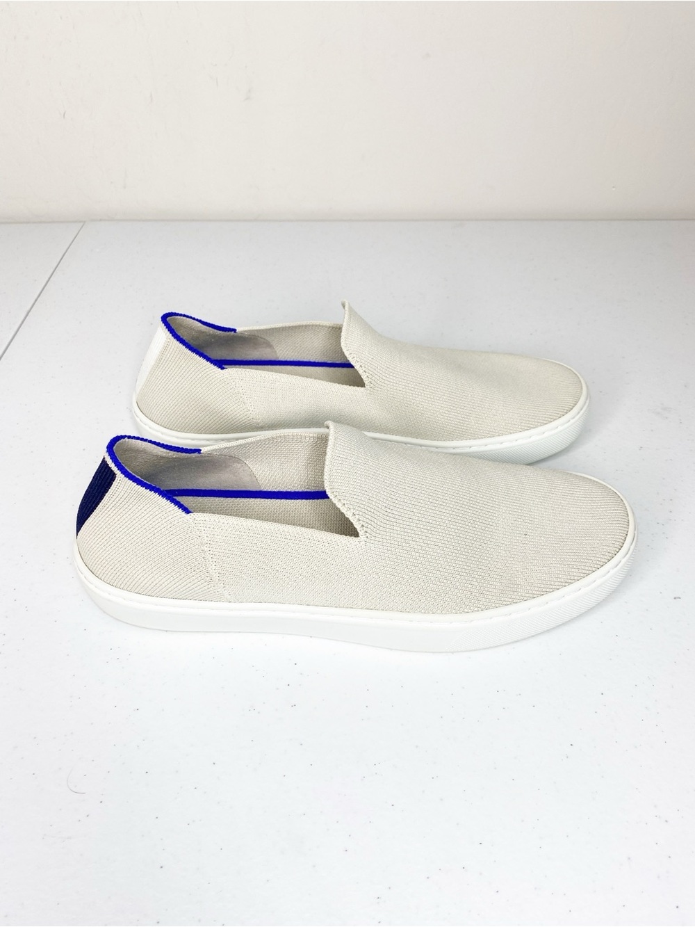 Rothy’s The Original Slip On Sneaker Sand Size 7.5